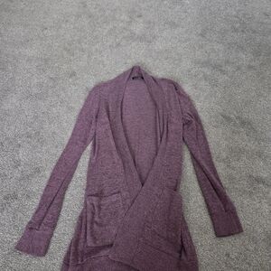 Papermoon Plum Open Cardigan